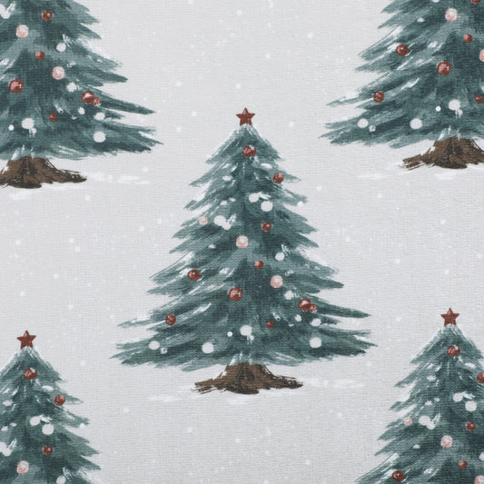 Christmas Tree Chenille Bonded Plush Blanket