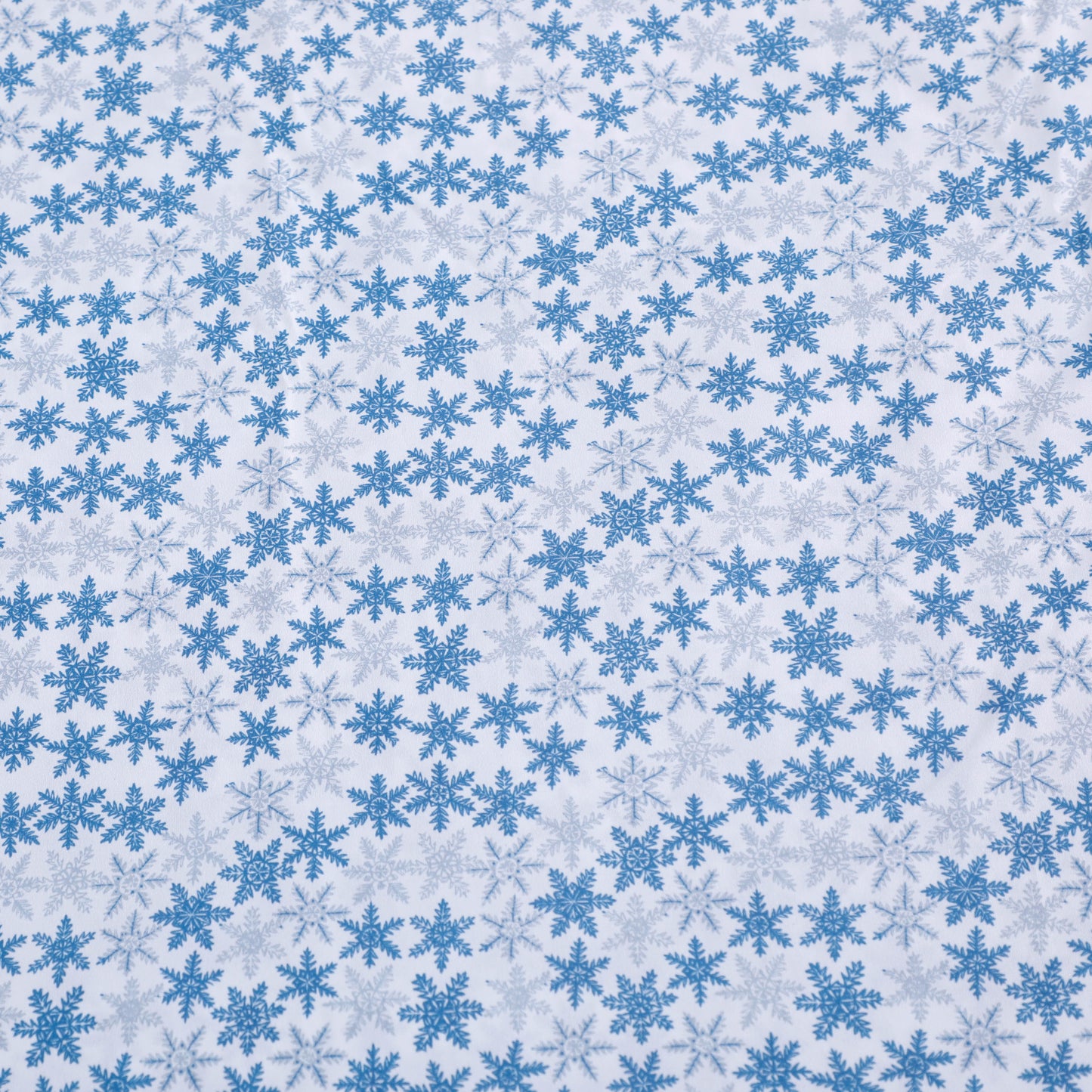 Winter Blue Snowflake Bed Sheet Set