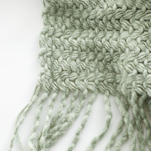 Ear Of Wheat Knitted Tassel Throw
