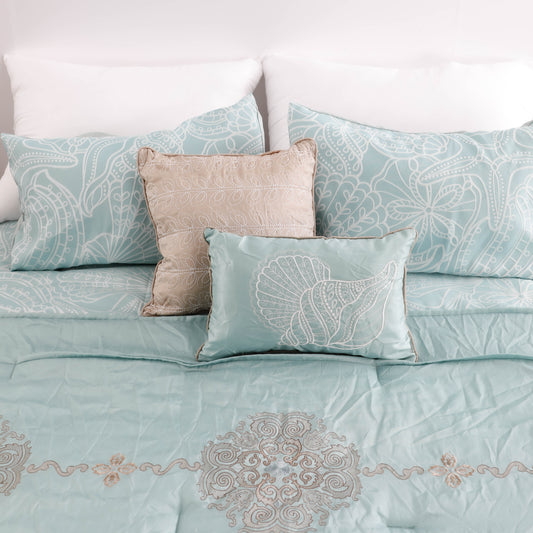 Five-Piece Embroidery Comforter Sets