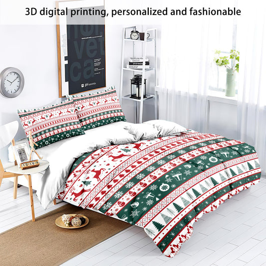 Custom Christmas Microfiber Duvet cover Sets