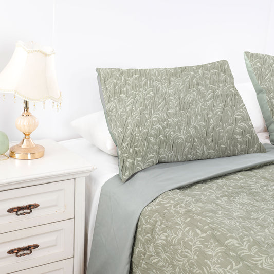 Green Plant Texture Comforter Sets