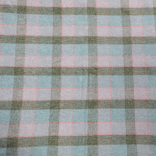 Rabbit Plaid Chenille Blanket