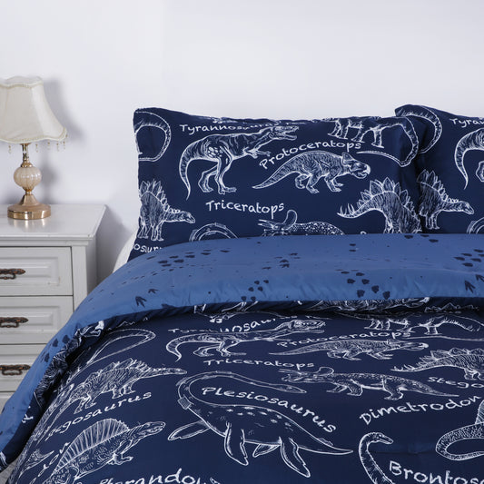 Wholesale Dinosaur Print Cartoon Comforter Sets