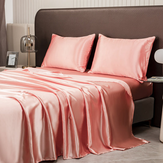 Luxurious Woven Microfiber Bed Sheet Set