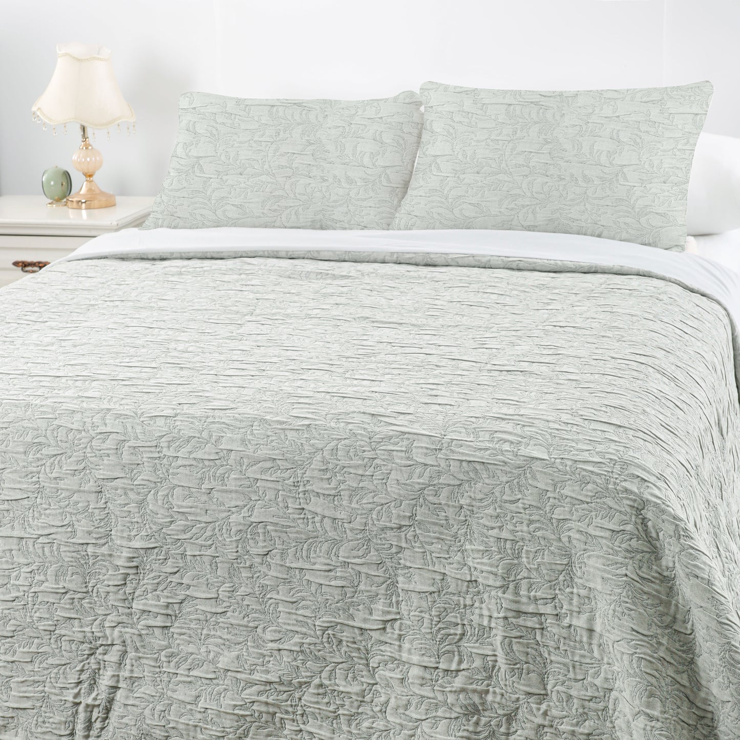 Light Geeen Texture Duvet cover Sets