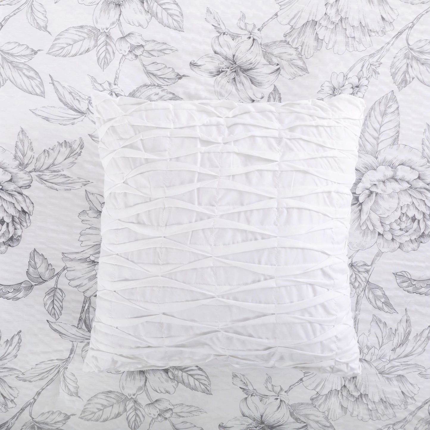 Sketch Floral 5 Piece Comforter Set