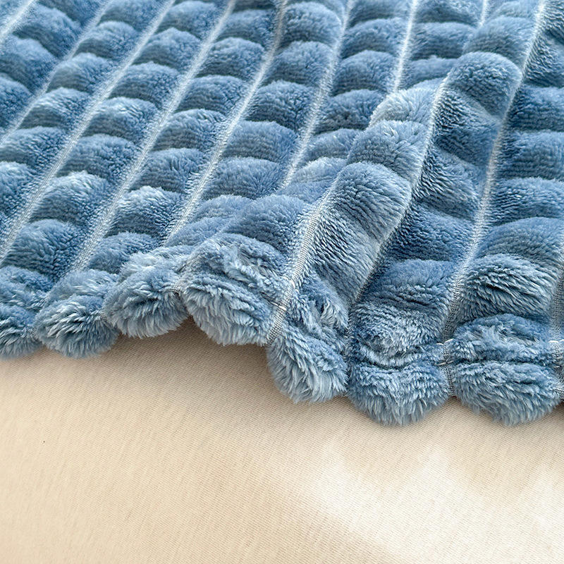 3D Diamond Design Flannel Blankets