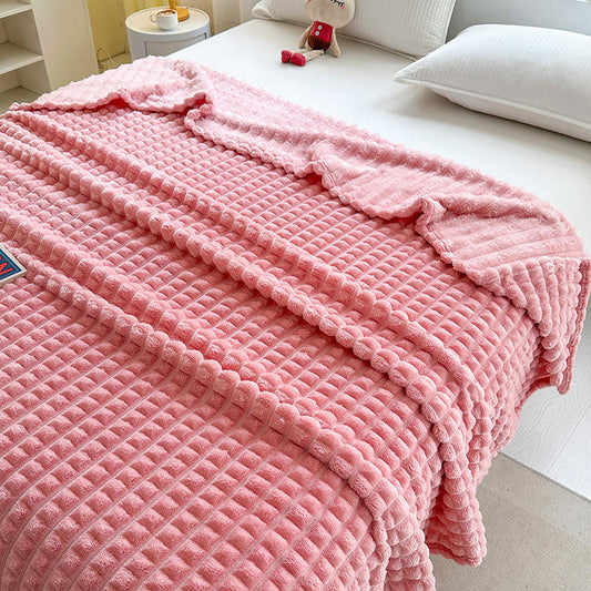 3D Diamond Design Flannel Blankets
