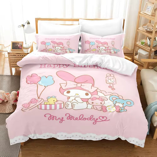 Cartoon Anime Bedding Set Cute Children's Comforter Sets