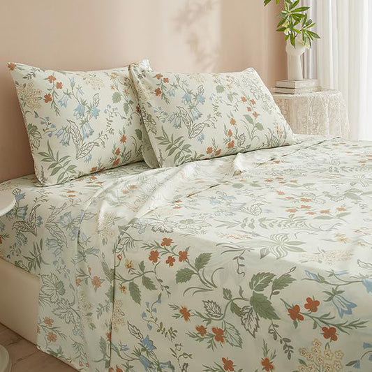 Printed Home Bed Sheet Set
