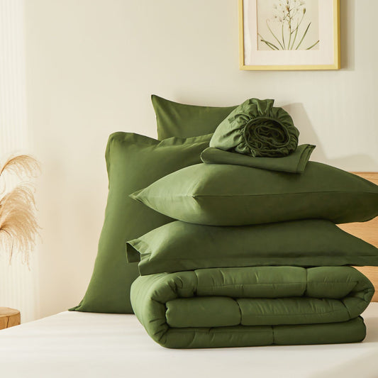 Fluffy Geometric Design Comforter Sets