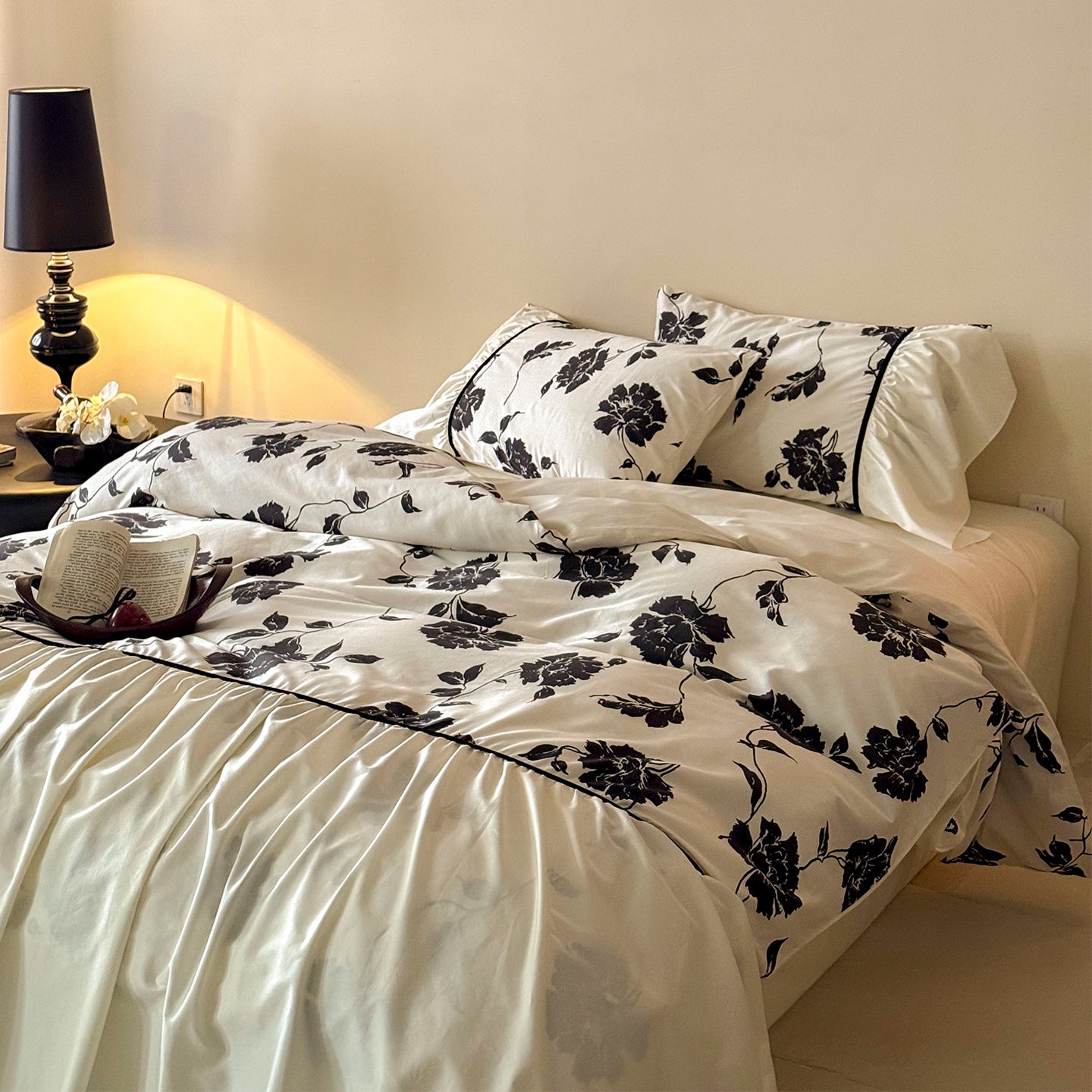 Princess Style Pleated Cotton Duvet Cover Sets