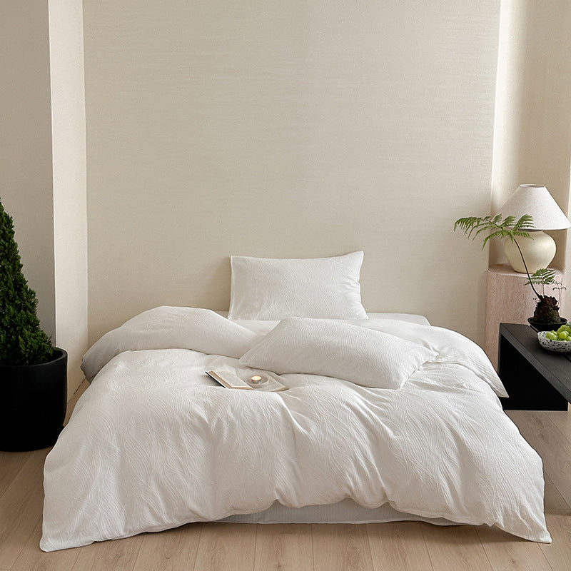 Hotel Homestay Texture Jacquard Duvet Cover Sets