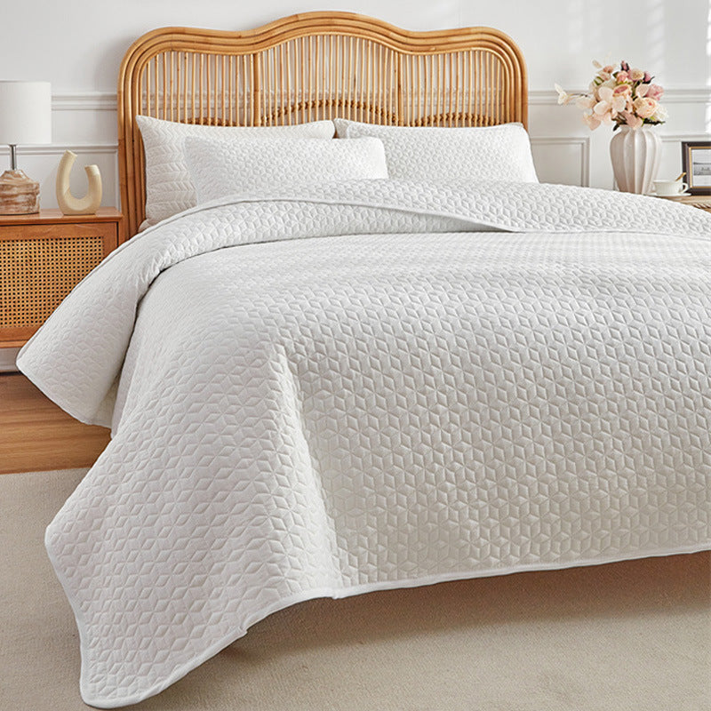 Double-sided Solid Color Quilted Set