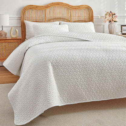 Double-sided Solid Color Quilted Set