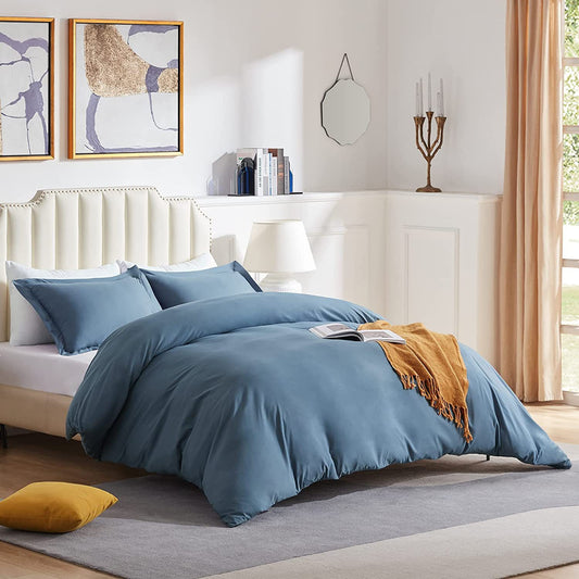 Wholesale  Ultra Soft Solid Color Duvet Cover Set