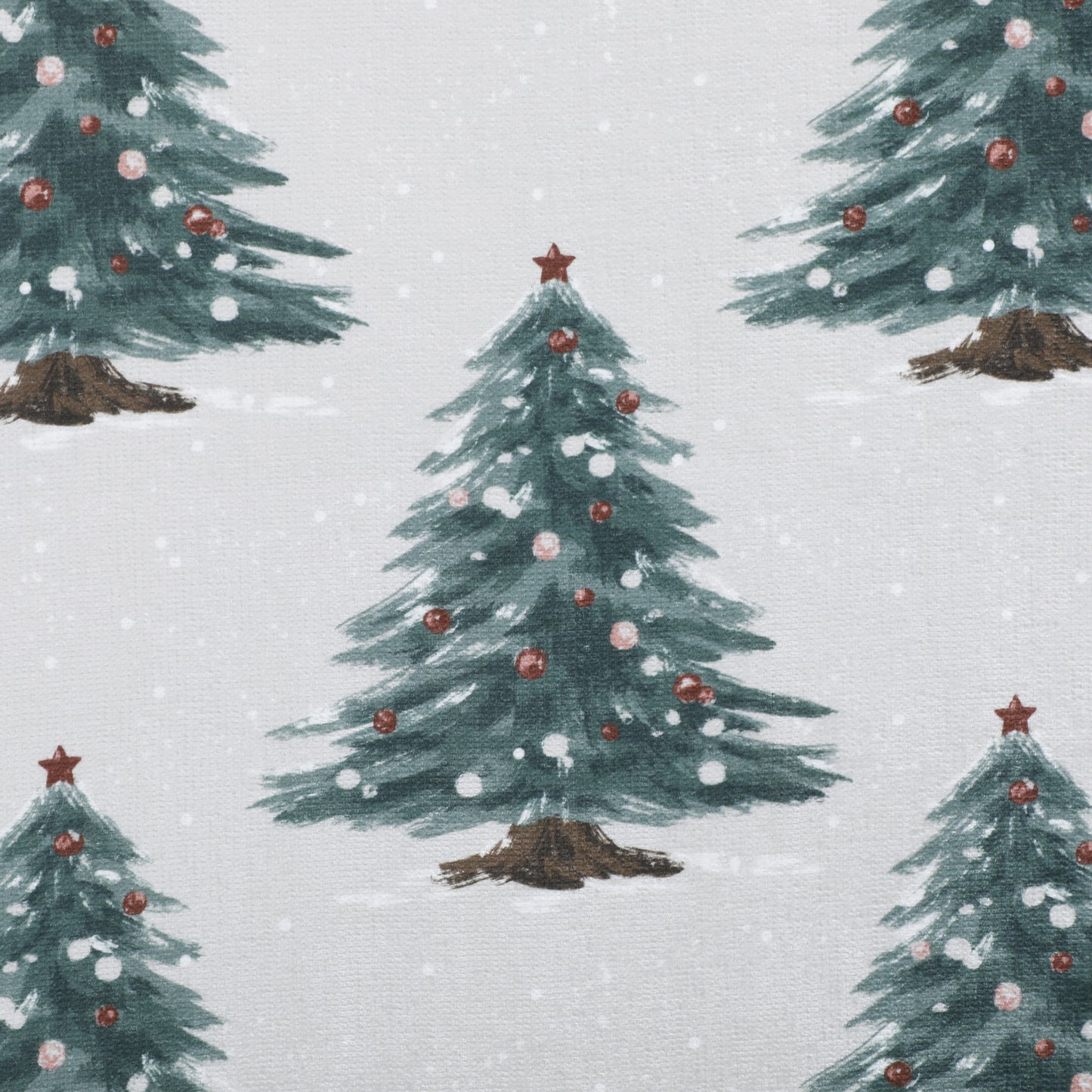Christmas Tree Chenille Bonded Plush Blanket