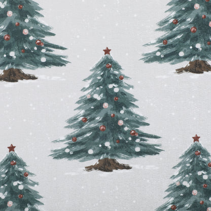 Christmas Tree Chenille Bonded Plush Blanket