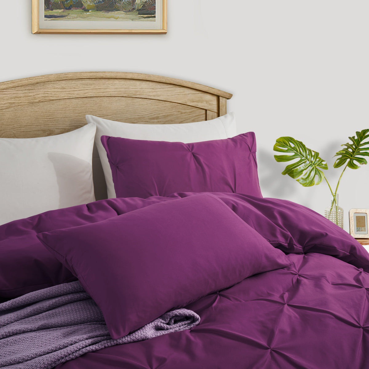 Simple 3 PCS Quilt Cover Duvet cover Sets