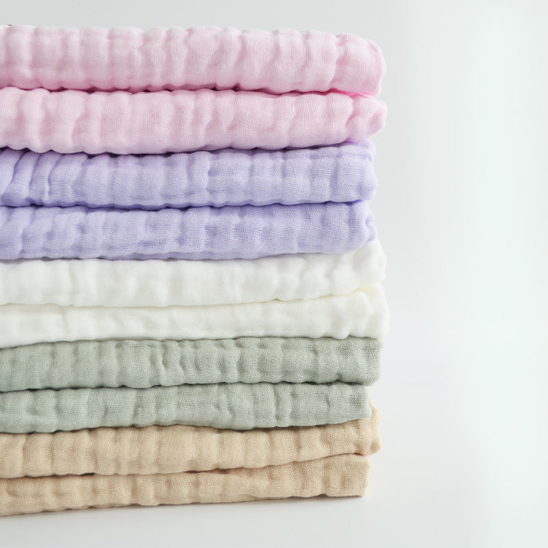 6-Layers Solid Baby Muslin Swaddle