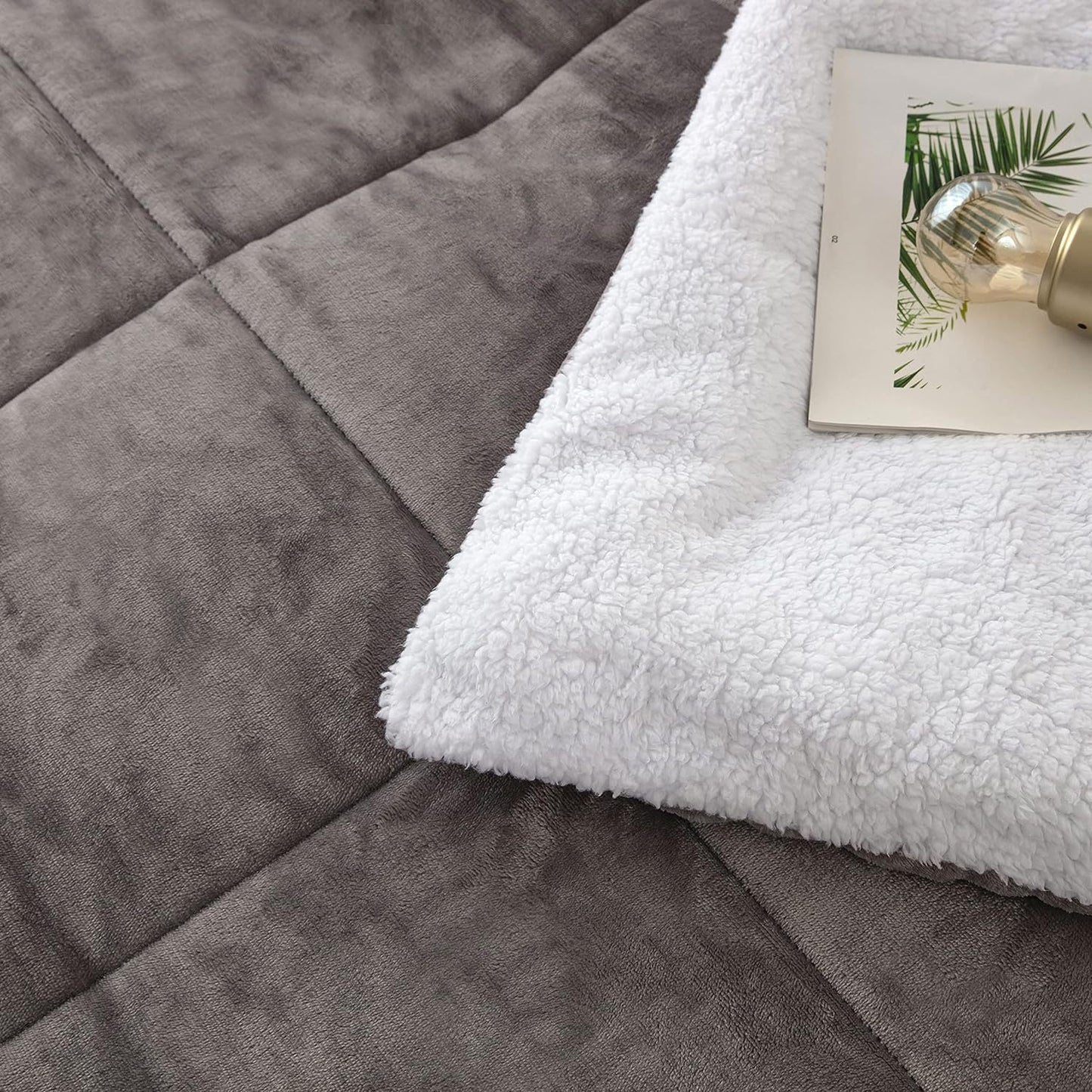 Striped Patchwork Micromink Quilted Sets