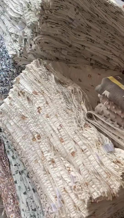 Floral Printed Baby Muslin Swaddle