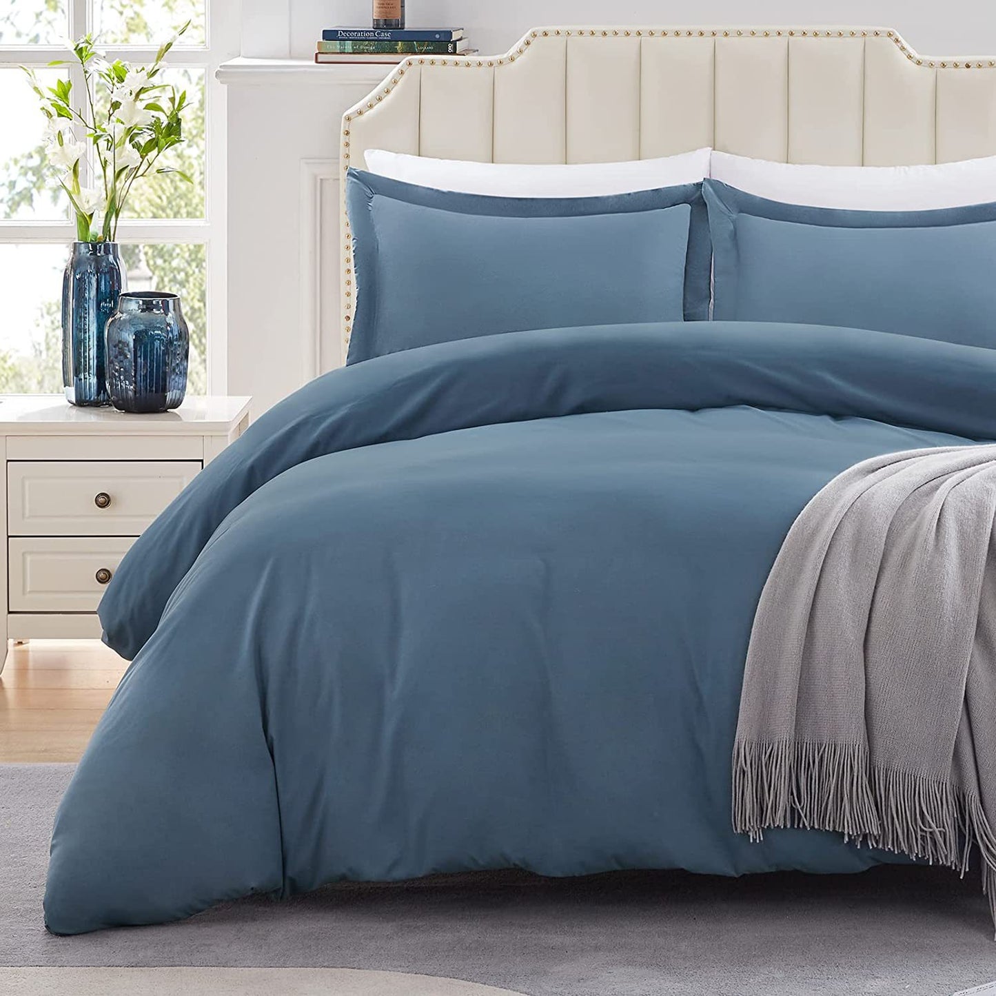 Wholesale  Ultra Soft Solid Color Duvet Cover Set