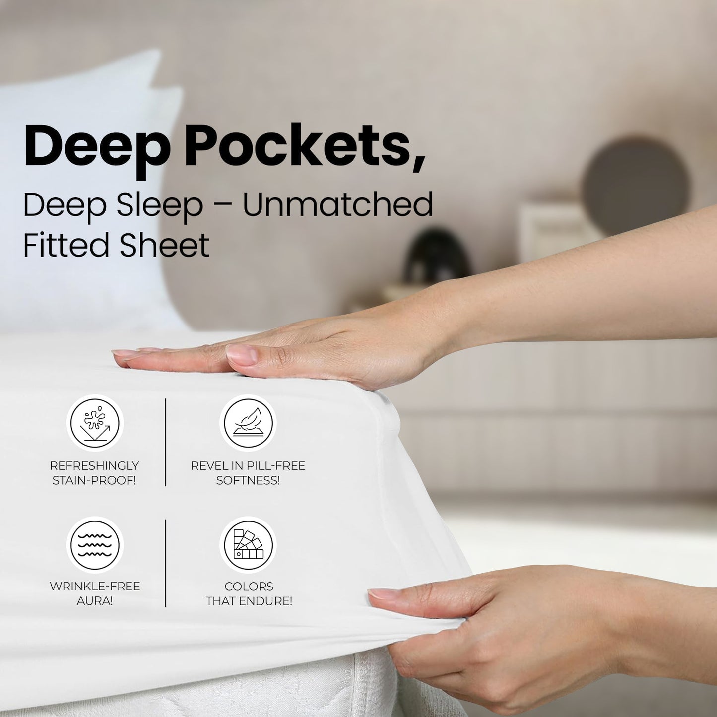 Wholesale 6-sided Waterproof Mattress Bed Sheet Set