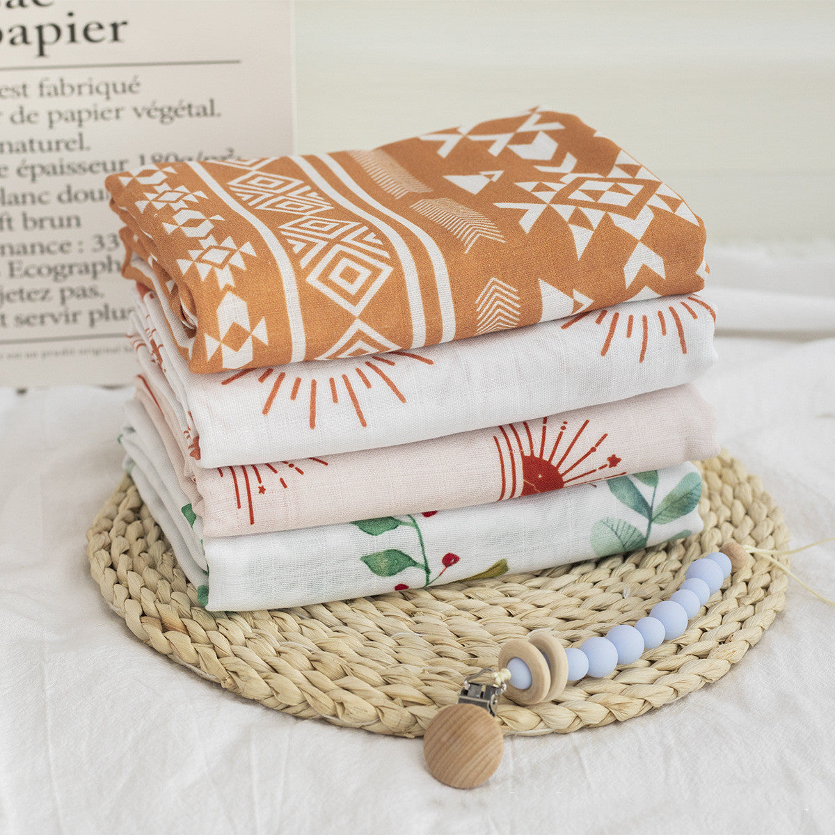 Printed Baby Muslin Swaddle