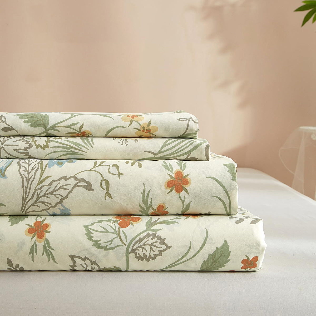 Customized Printed 4pcs Bed Sheet Set