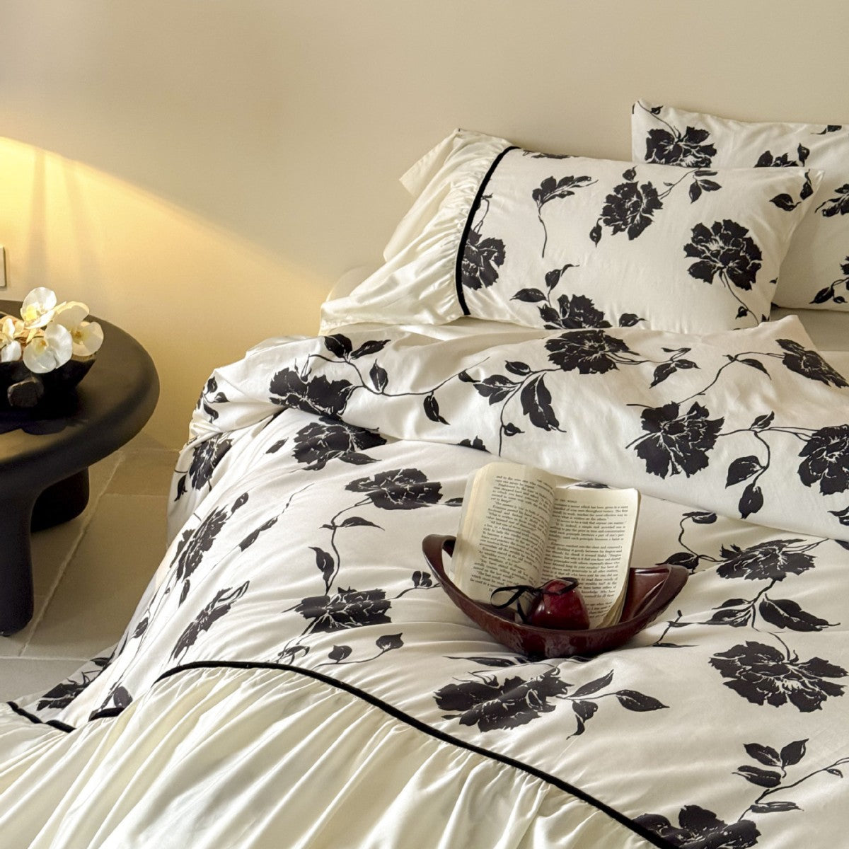 Princess Style Pleated Cotton Duvet Cover Sets