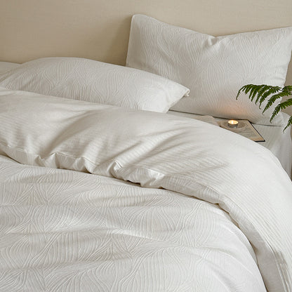 Hotel Homestay Texture Jacquard Duvet Cover Sets