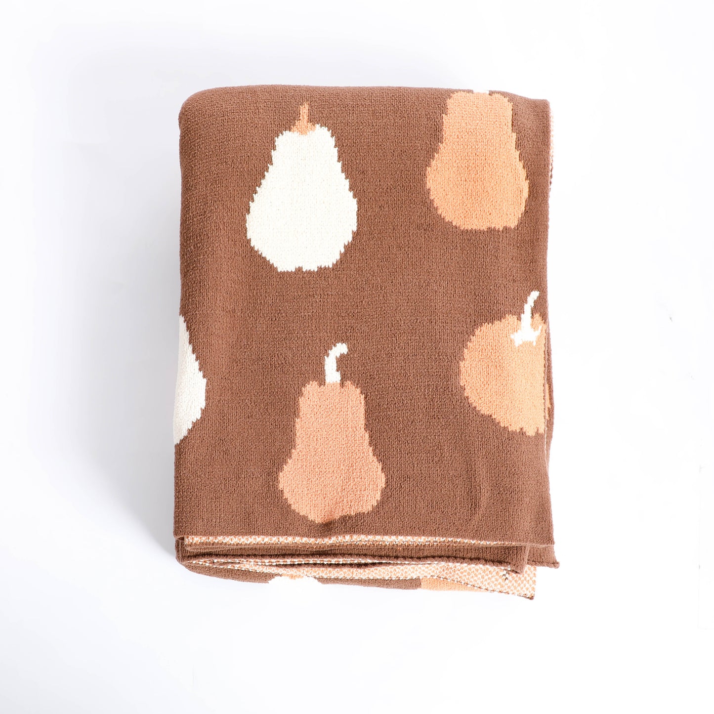 Fruit Cozy Knitted Fleece Throw