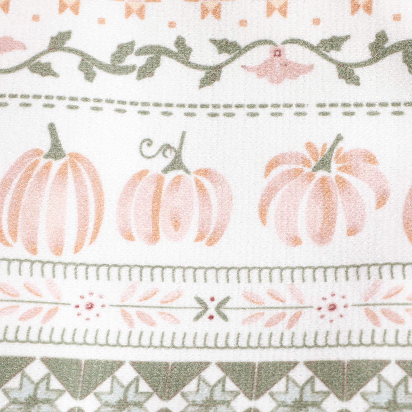 Pumpkin Chenille Flannel Blanket