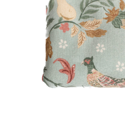 Bird&Flower Chenille Flannel Blanket