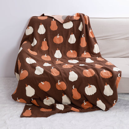 Fruit Cozy Knitted Fleece Throw