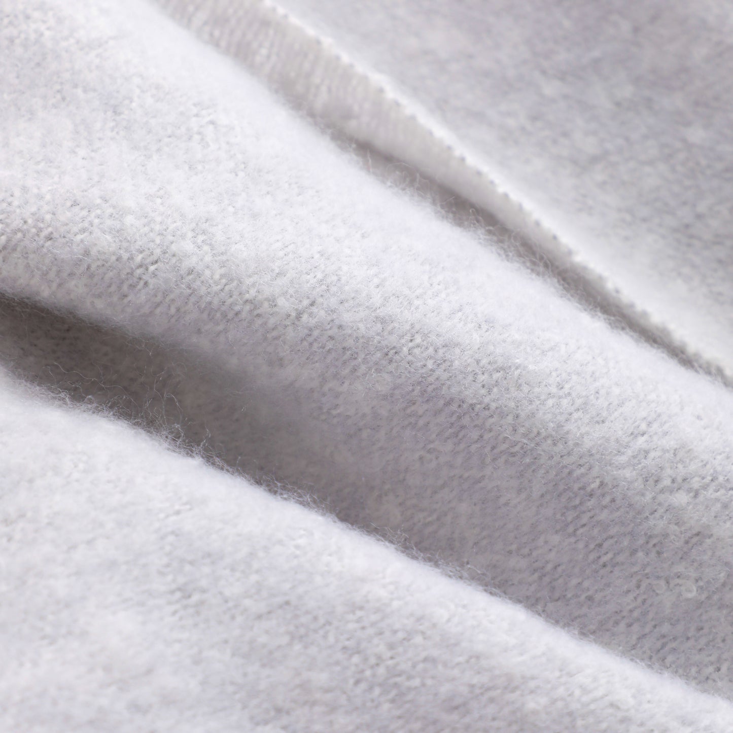 Grey Mahair Tassel Throw