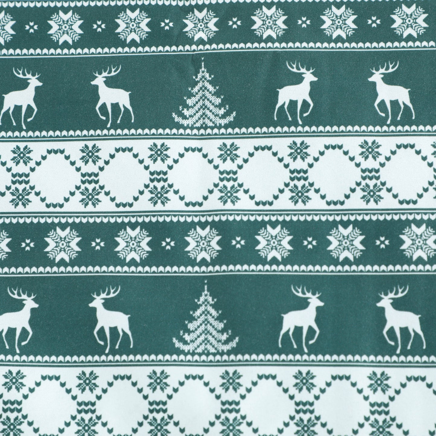 Christmas Green Reindeer Bed Sheet Set