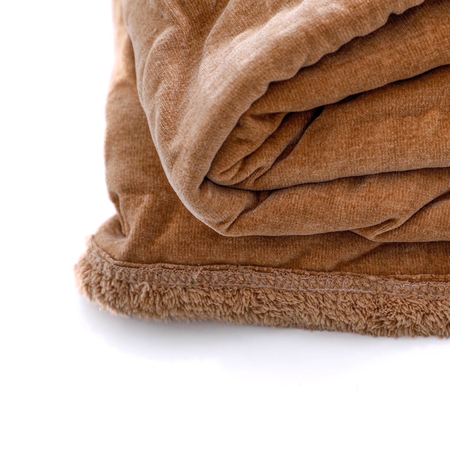 Camel Chenille Plush Blanket