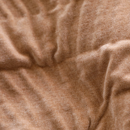 Camel Chenille Plush Blanket