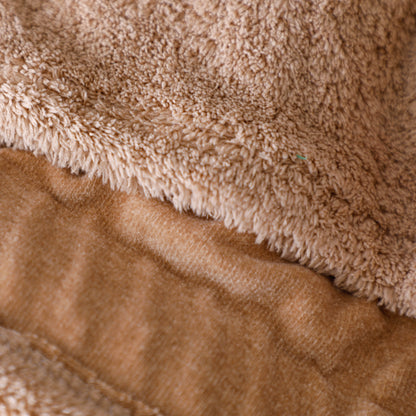 Camel Chenille Plush Blanket