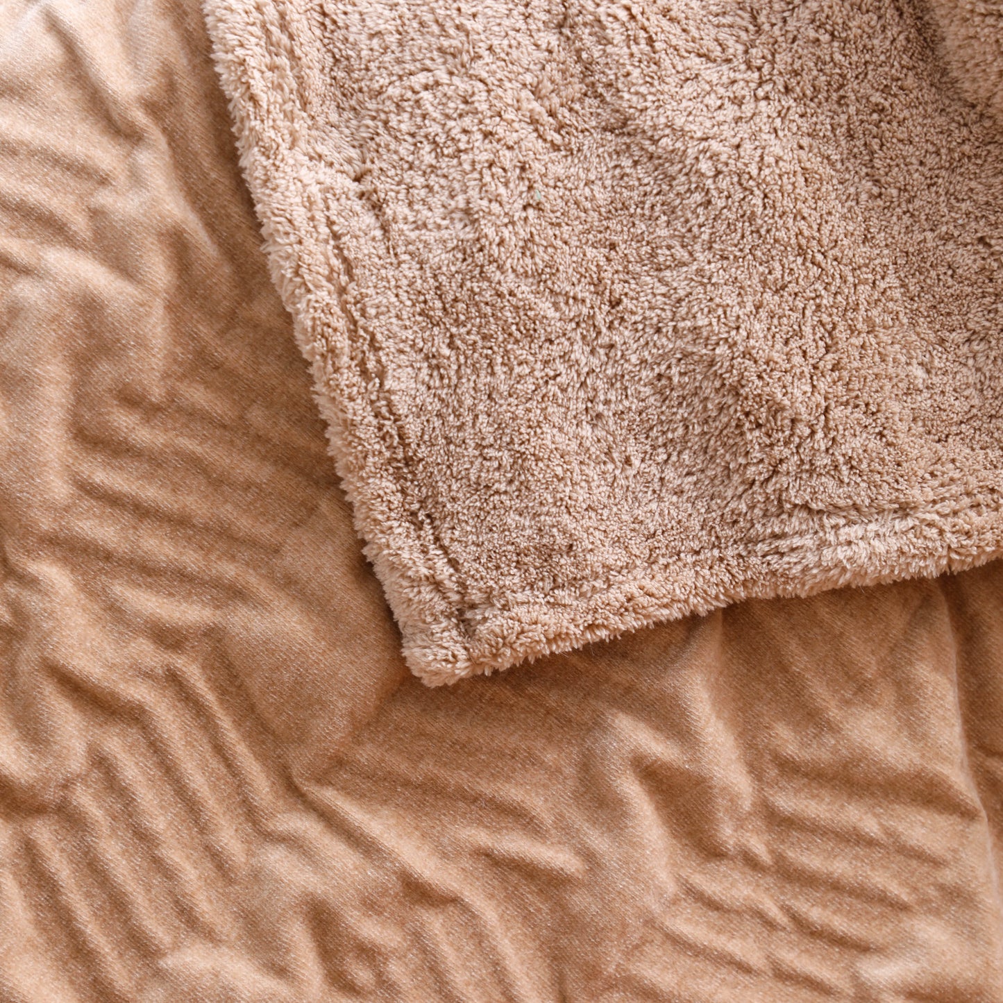 Camel Chenille Plush Blanket