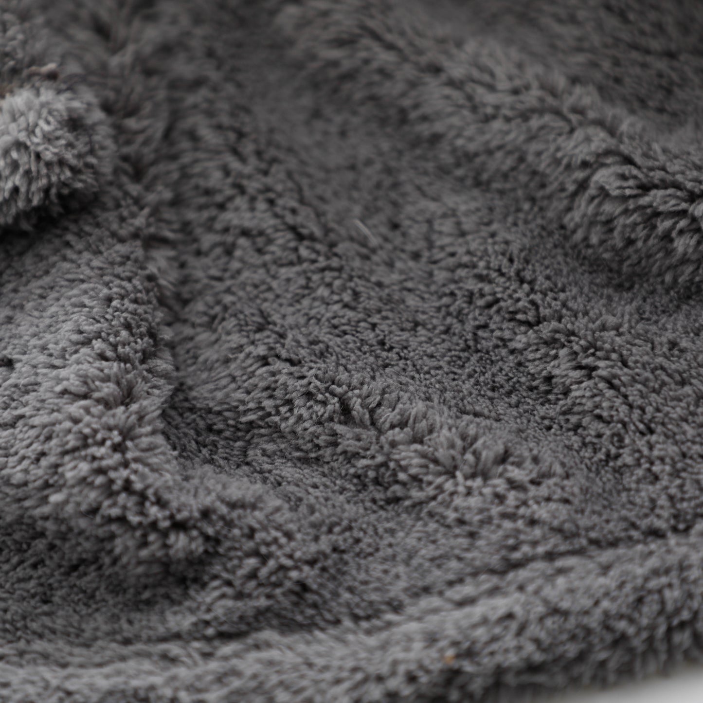 Grey Chenille Plush Blanket