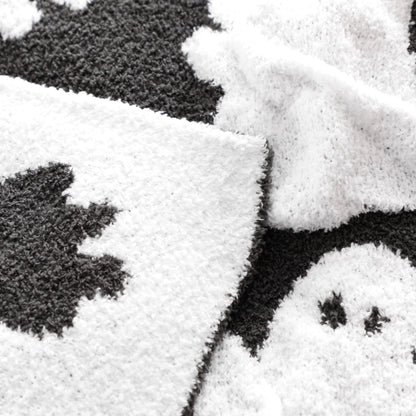 Ghost Cozy Knitted Fleece Throw