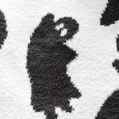 Ghost Cozy Knitted Fleece Throw