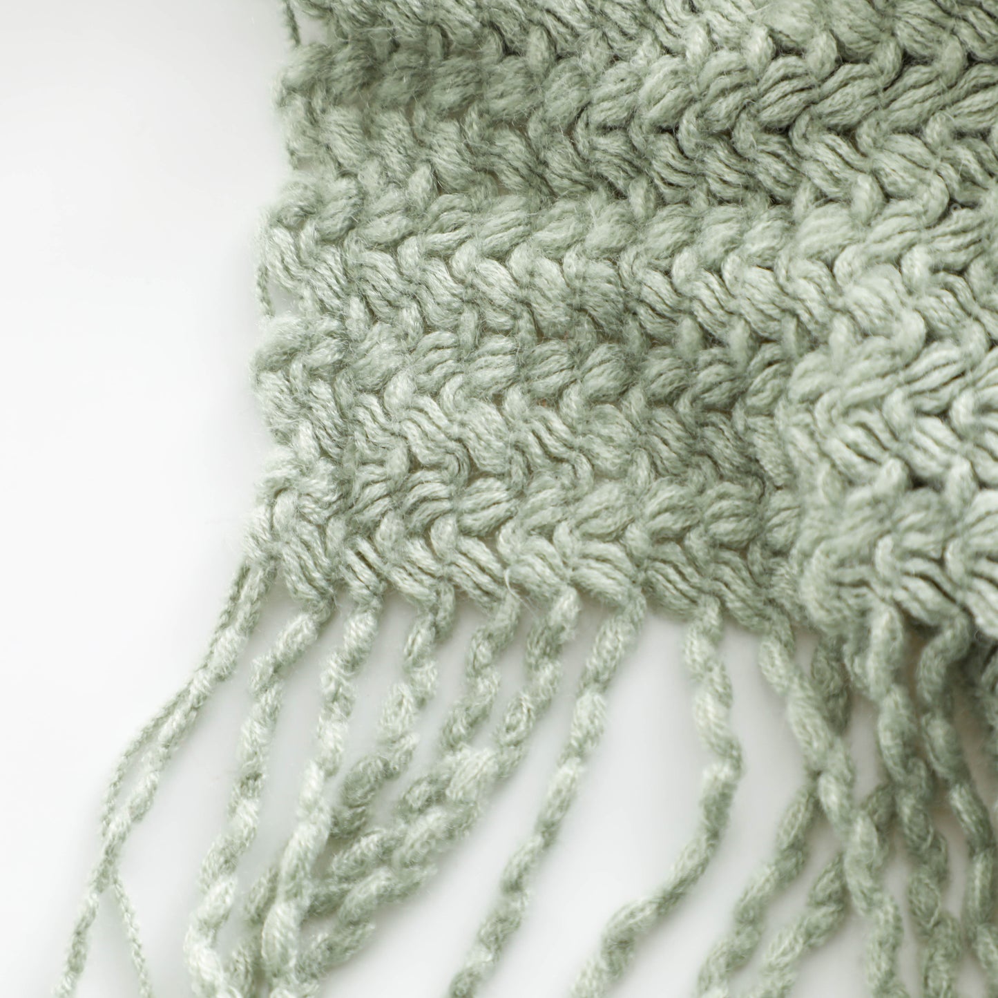 Ear Of Wheat Knitted Tassel Throw