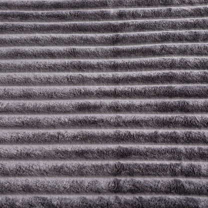 Wholesale Dark Gray Flannel Comforter Sets