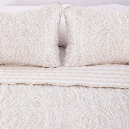 Wholesale Three piece Beige Quilted Sets