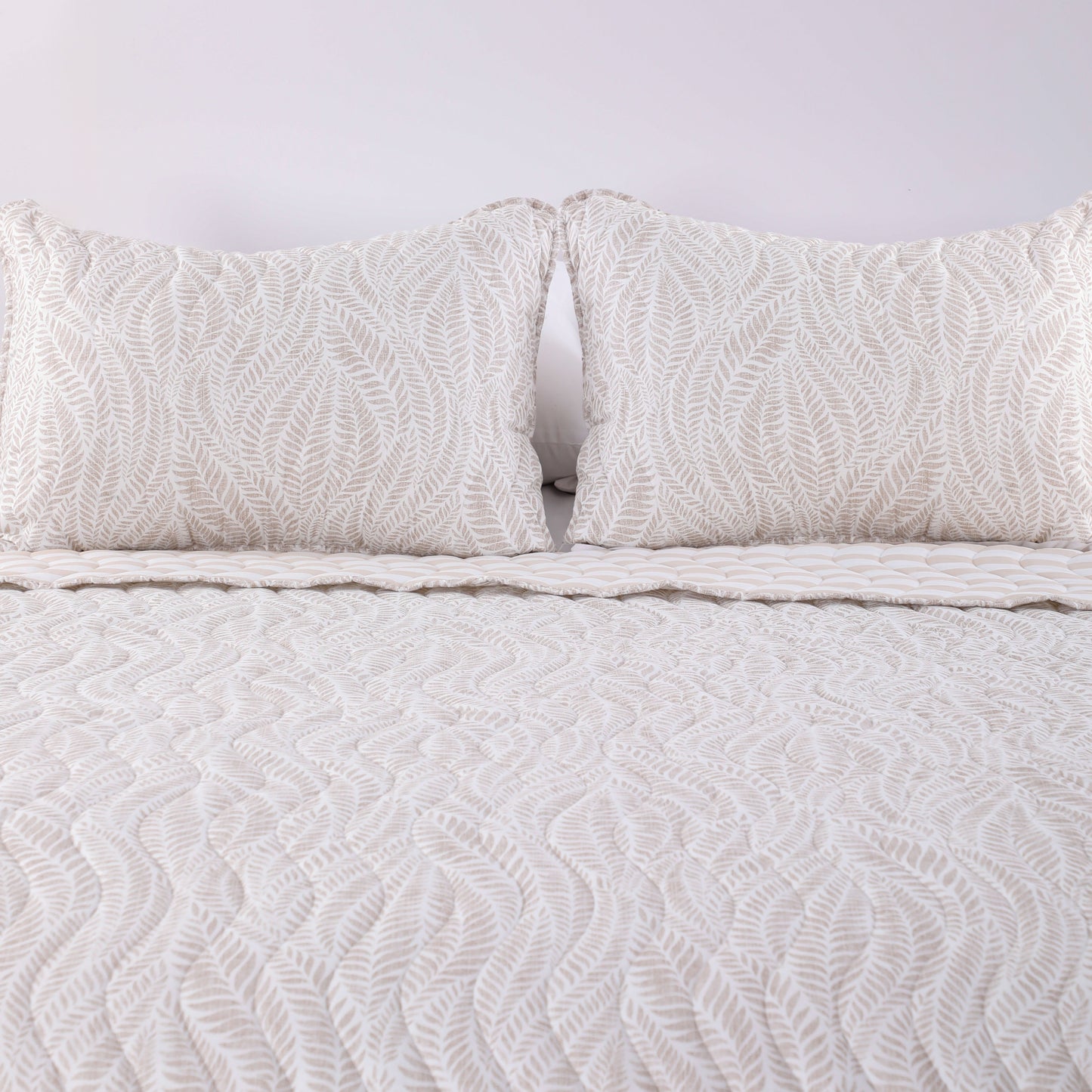 Wholesale Three piece Beige Quilted Sets